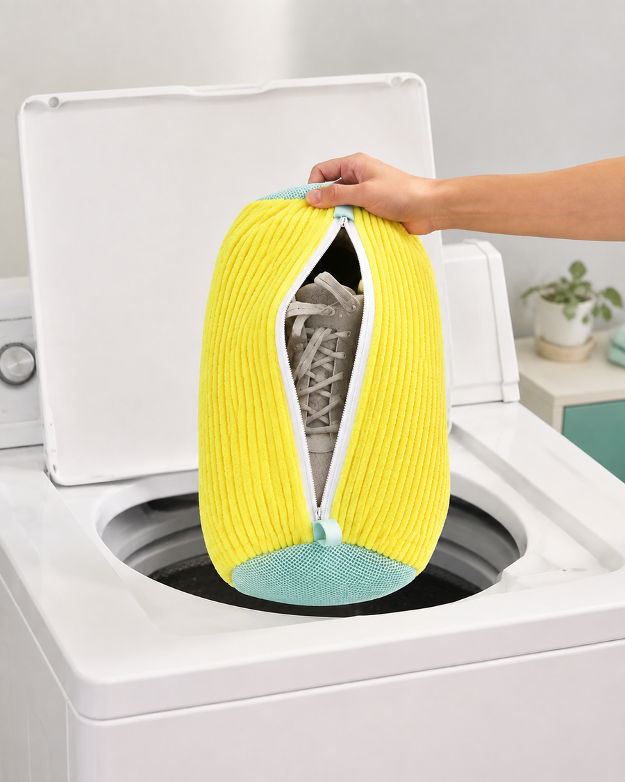 Sac de lavage OREYA pour chaussures – Microfibre chenille